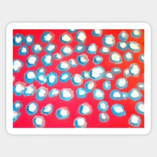 Abstract Dots Sticker